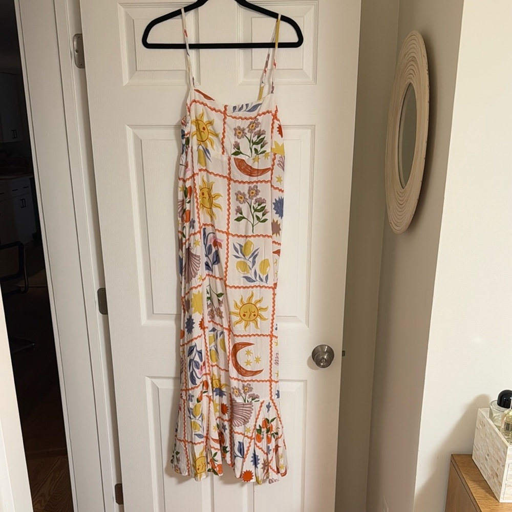 Paper Heart maxi dress